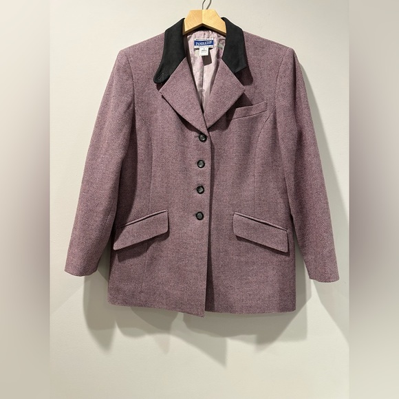 Pendleton Vintage Virgin Wool Pink Blazer - Picture 8 of 11